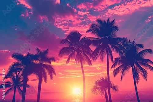 Breathtaking Tropical Sunset © Louis Deconinck