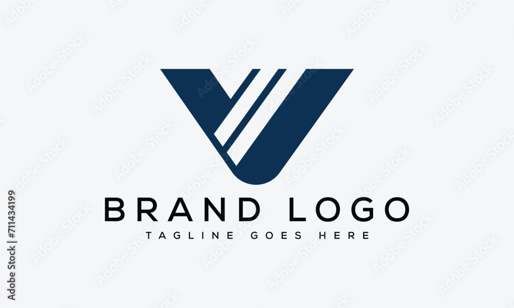 letter V logo design vector template design for brand. letter V logo design vector template design for brand.