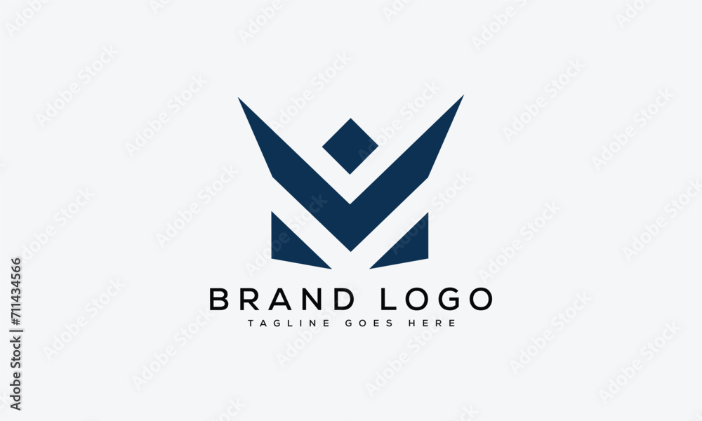 letter M logo design vector template design for brand. letter M logo design vector template design for brand.