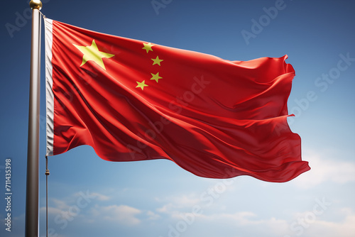 China flag. The country of China. The symbol of China. 