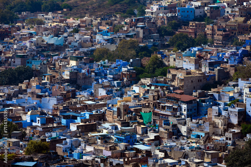 The Blue city of Jodhpur, India