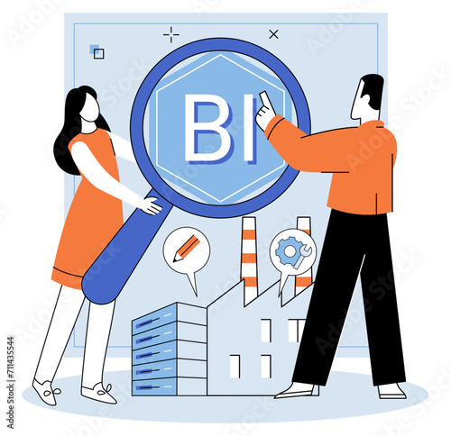 Business Association. Vector illustration. Meetings provide platform for collaboration and decision making in business settings Partnerships can leverage complementary strengths and resources