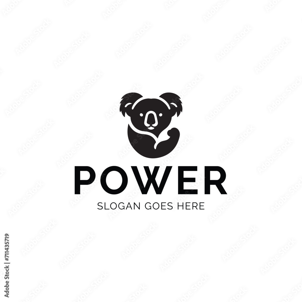 Strength in Simplicity, Bold Panda Power Logo
