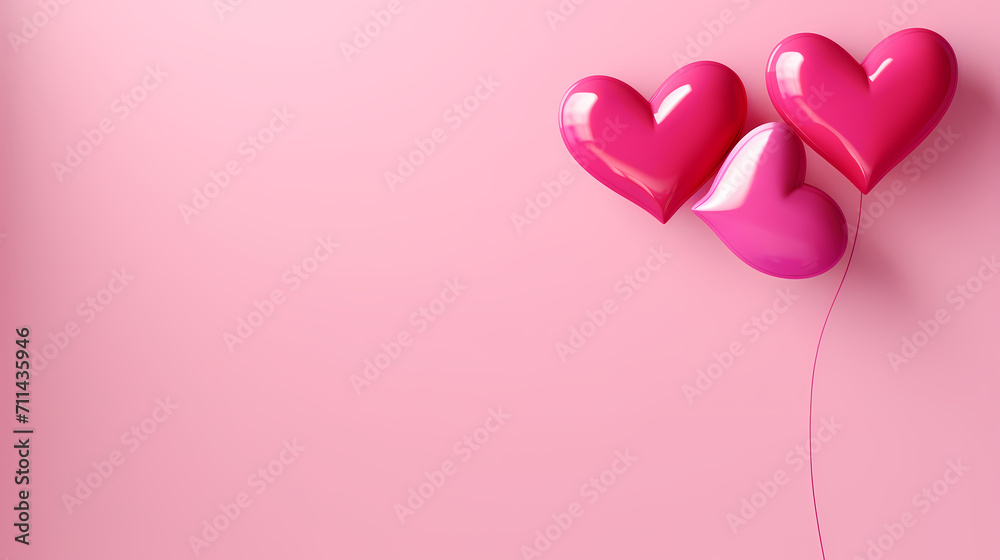 Romantic heart-shaped Valentine's Day background, symbolizing Valentine's Day, wedding, love