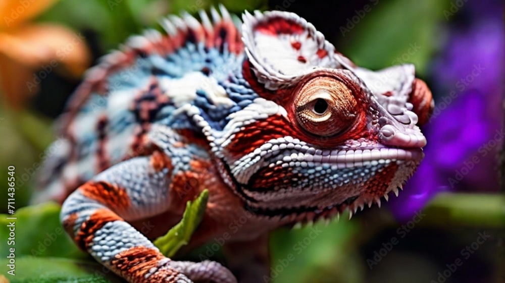 iguana on a tree