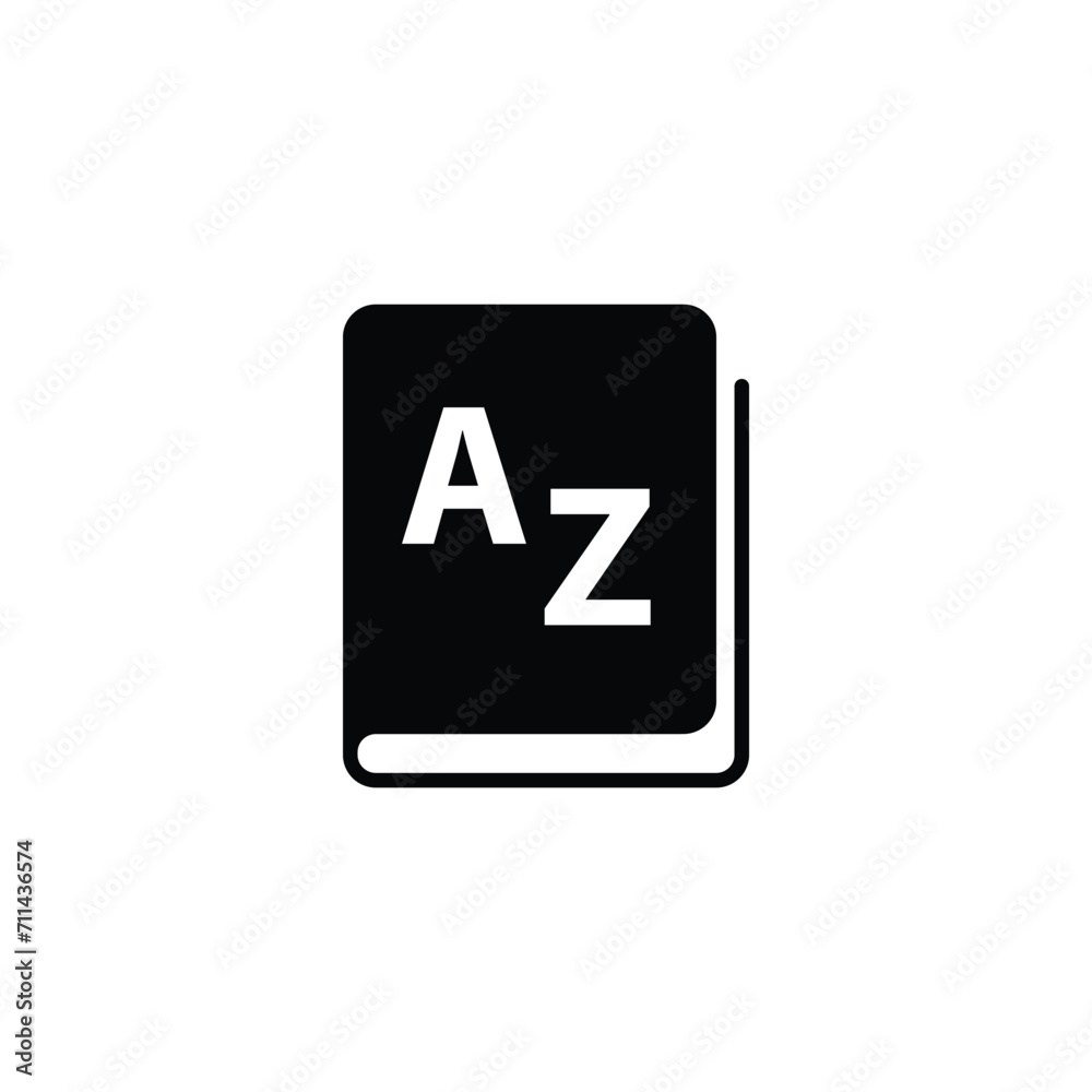 Vocabulary icon vector dictionary icon Vocabulary icon vector dictionary icon