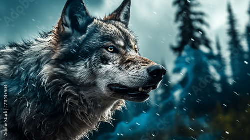 portrait of a wolf © Ahmad