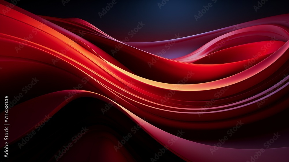 Red and blue fluid wave. Duotone compositions Red and blue fluid wave. Duotone compositions