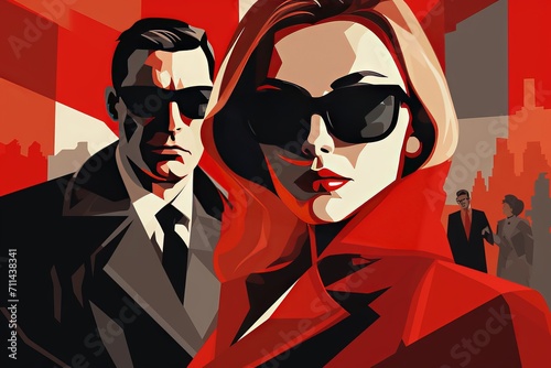 Spy love couple