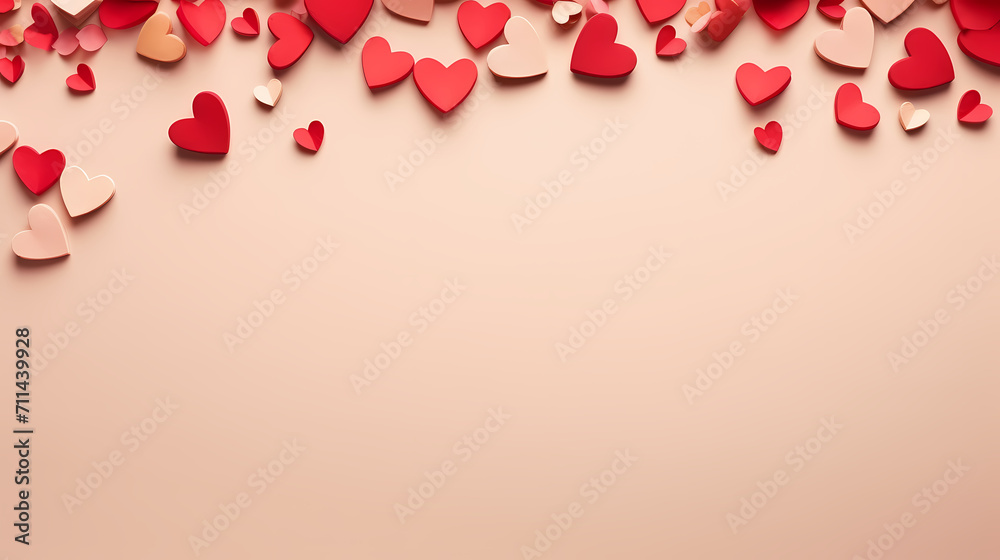 Valentine's Day background with hearts, love and romance background Valentine's Day background with hearts, love and romance background
