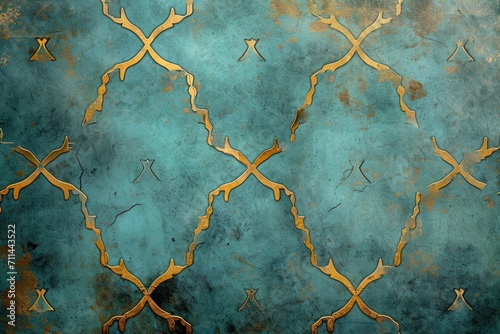 canvas texture background with islamic pattern canvas texture background with islamic pattern