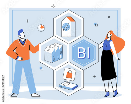 Business Association. Vector illustration. Negotiating deal requires effective communication and diplomacy Employment opportunities arise from growth and expansion businesses Leadership skills