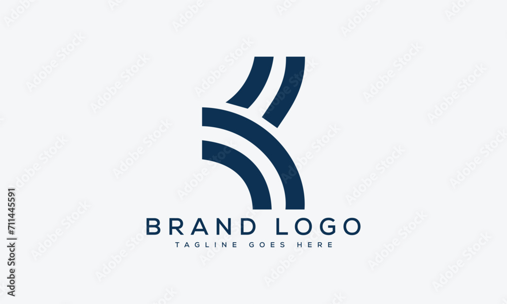 letter K logo design vector template design for brand.