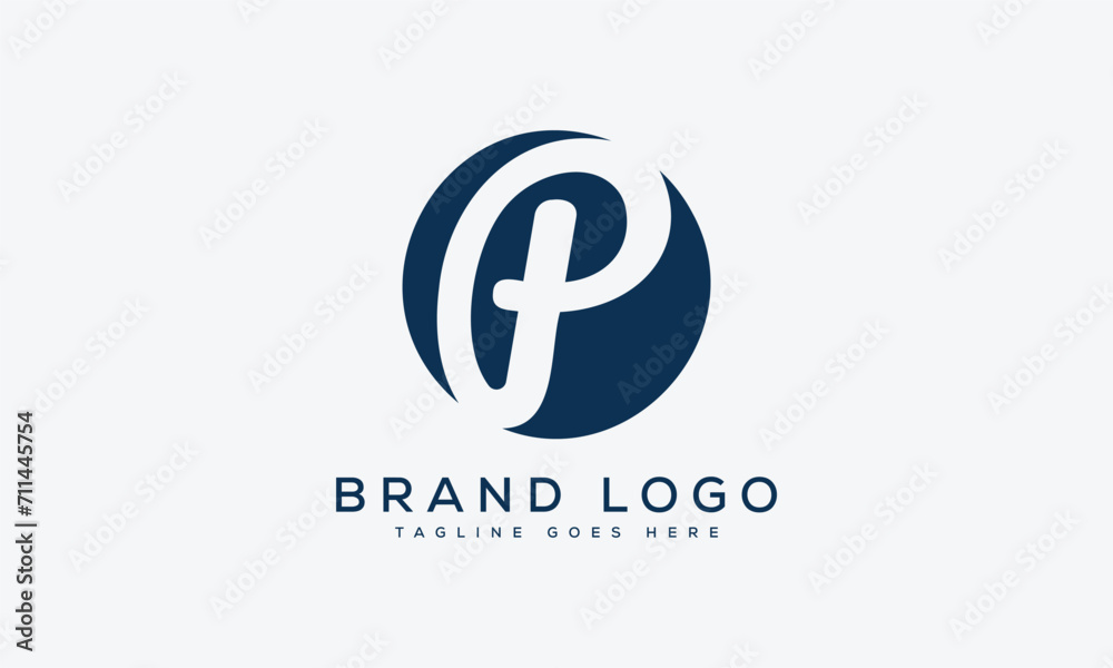 letter P logo design vector template design for brand. letter P logo design vector template design for brand.