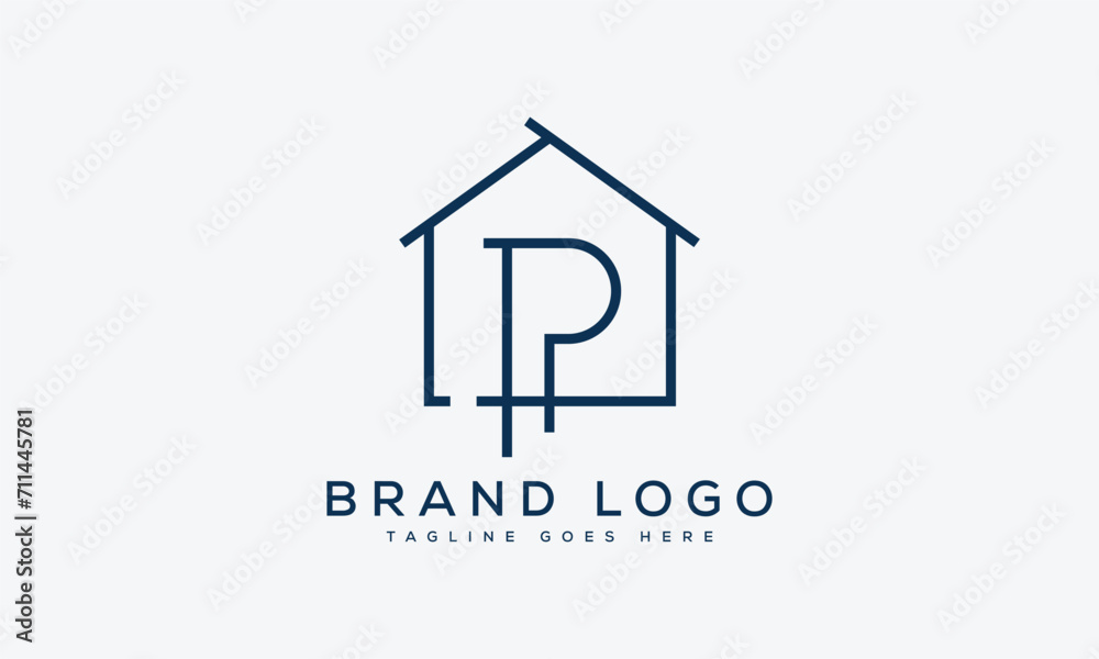 letter P logo design vector template design for brand.