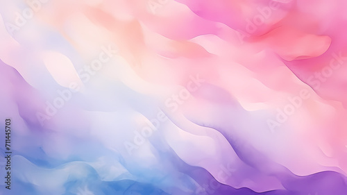 Abstract watercolor background with evenly blended colors with a distorted pattern