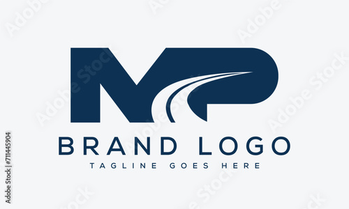 letter MP logo design vector template design for brand.