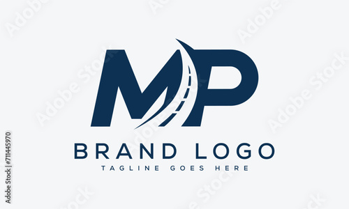 letter MP logo design vector template design for brand.