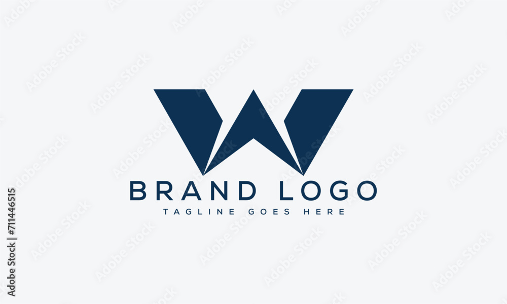 letter W logo design vector template design for brand. letter W logo design vector template design for brand.