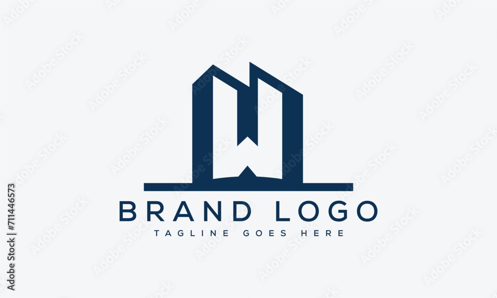 letter W logo design vector template design for brand.