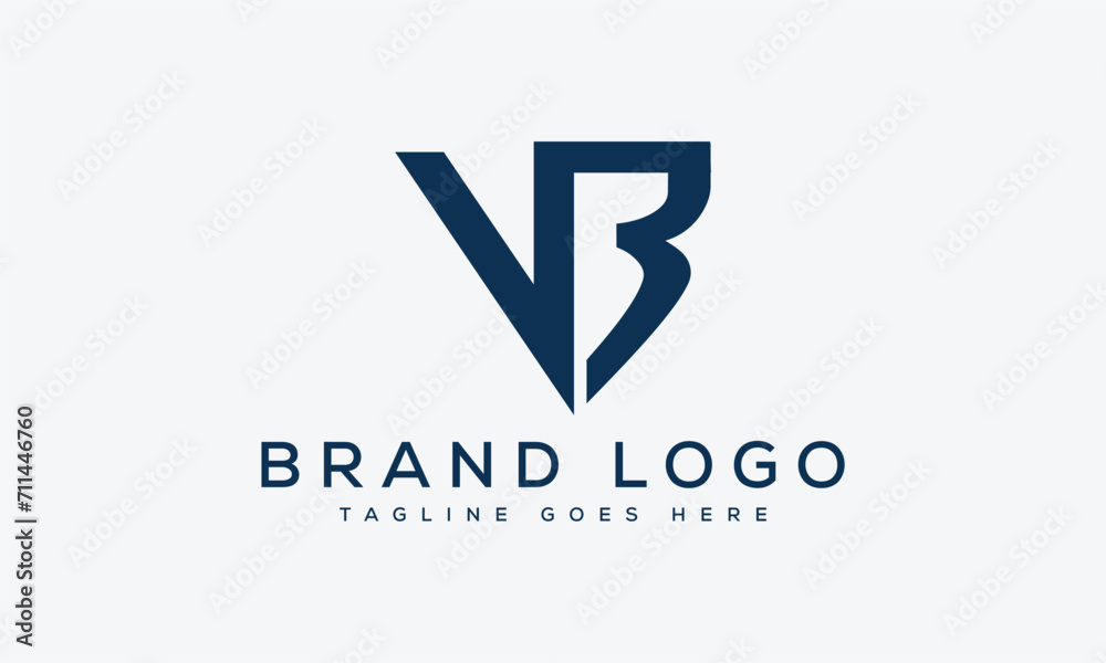 letter BV logo design vector template design for brand. letter BV logo design vector template design for brand.