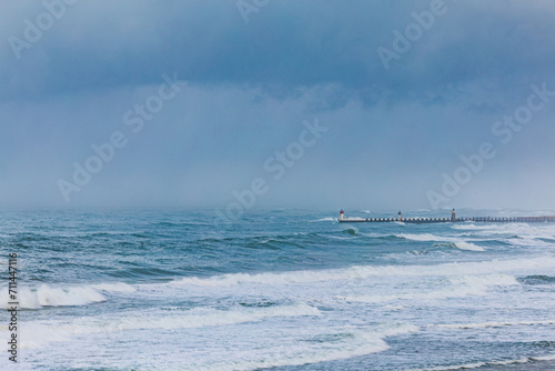 Capbreton Frankreich am Strand 