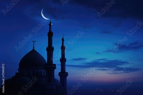 Islamic Symbols and Celebrations in Sky © darshika