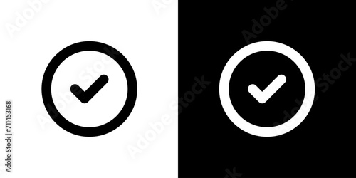 Checklist icon. Black icon. Business icon. Line icon. Icon set.