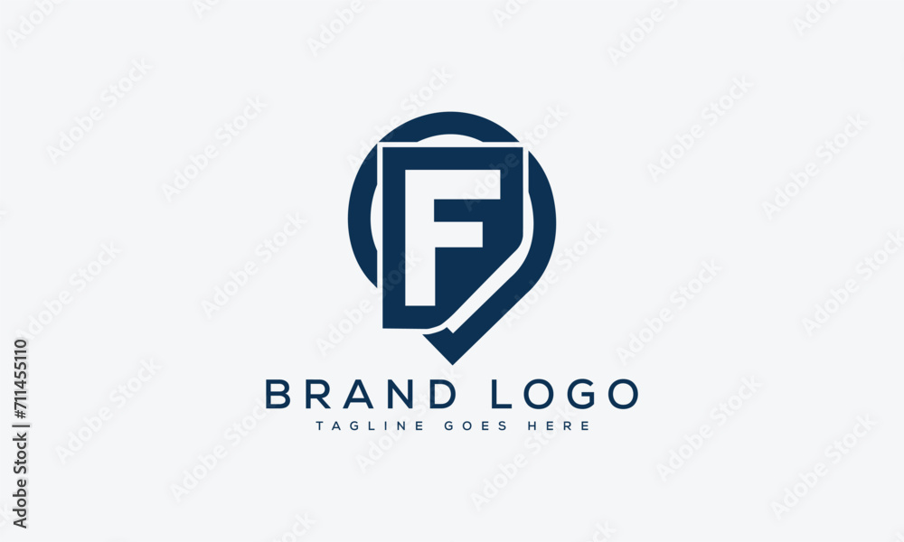 letter F logo design vector template design for brand. letter F logo design vector template design for brand.