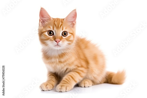 Cat isolated on a white background