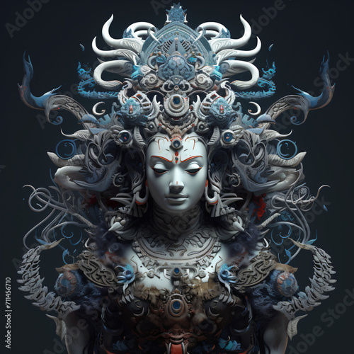 The Hindu god Shiva generative ai