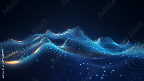 Modern digital abstract 3D background, abstract lines background