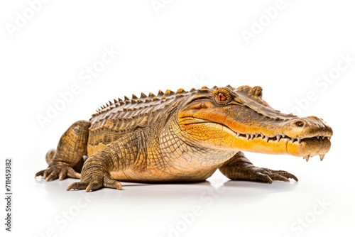 Crocodile isolated on a white background