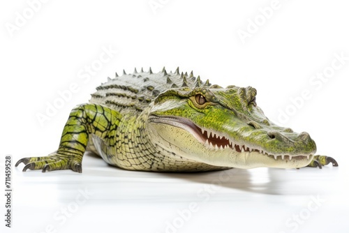 Crocodile isolated on a white background