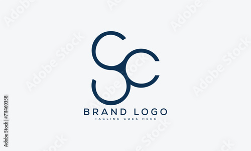 letter SC logo design vector template design for brand.