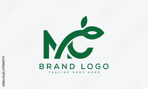 letter MC logo design vector template design for brand.