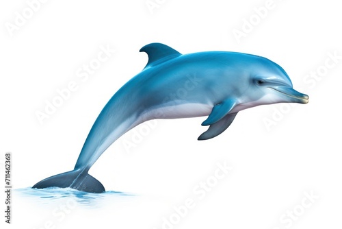 Dolphin isolated on a white background