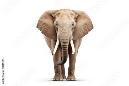 Elephant isolated on a white background 