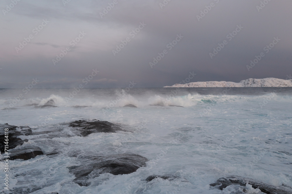 Fototapeta premium Arctic ocean and Barents sea