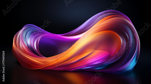 abstract colorful glowing wavy perspective with fractals and curves background 16:9 widescreen wallpapers