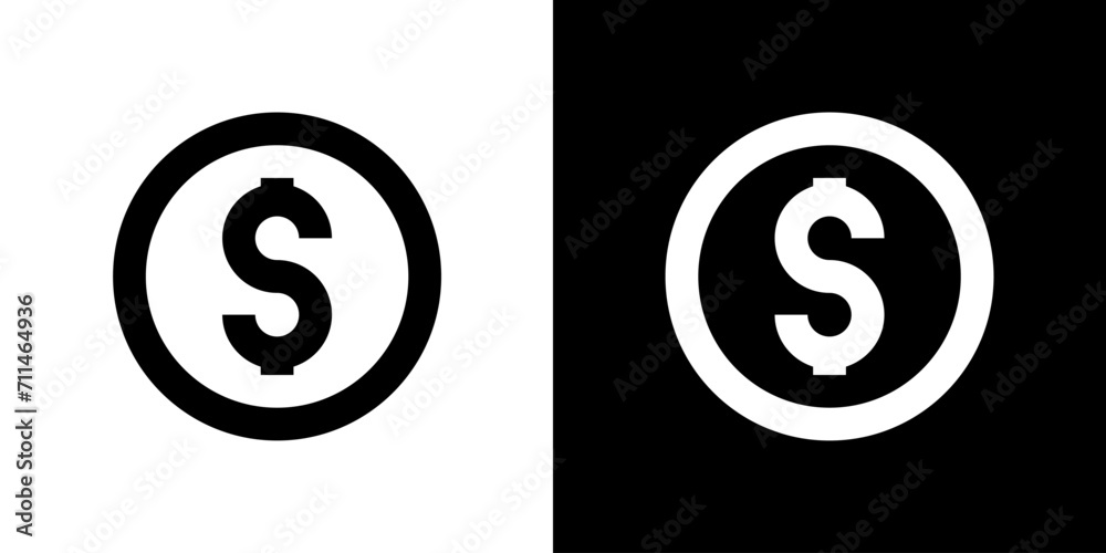 Seller icon. Black icon. Business icon. Line icon. Icon set.