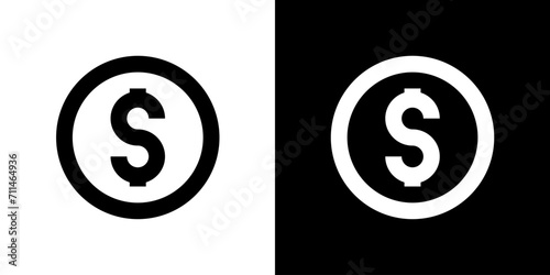 Seller icon. Black icon. Business icon. Line icon. Icon set.