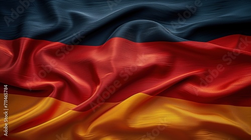 Flag of Germany waving in the wind texture background
