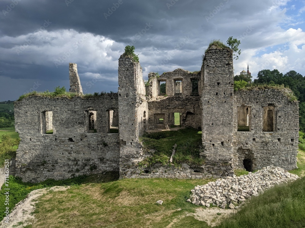 abandoned ancient castle