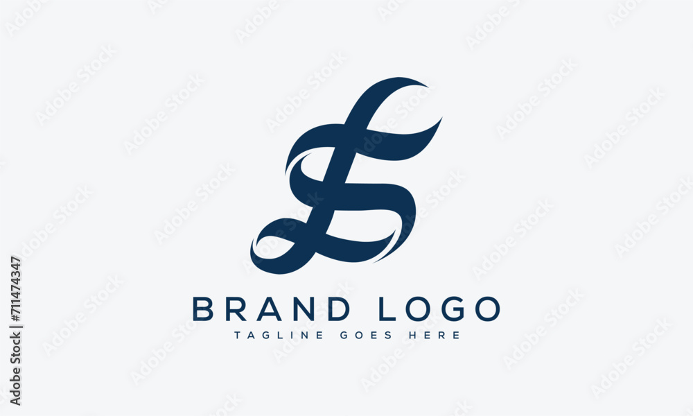 Obraz premium letter LS logo design vector template design for brand.