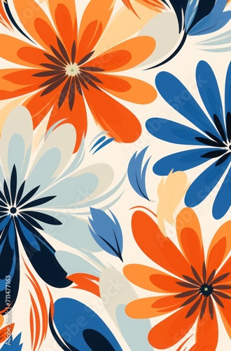 Abstract geometric seamless pattern design. Colorful pattern with various colorful shapes and lines