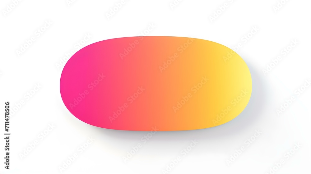 Multicolor oval Paper Note on a white Background. Brainstorming Template with Copy Space Multicolor oval Paper Note on a white Background. Brainstorming Template with Copy Space