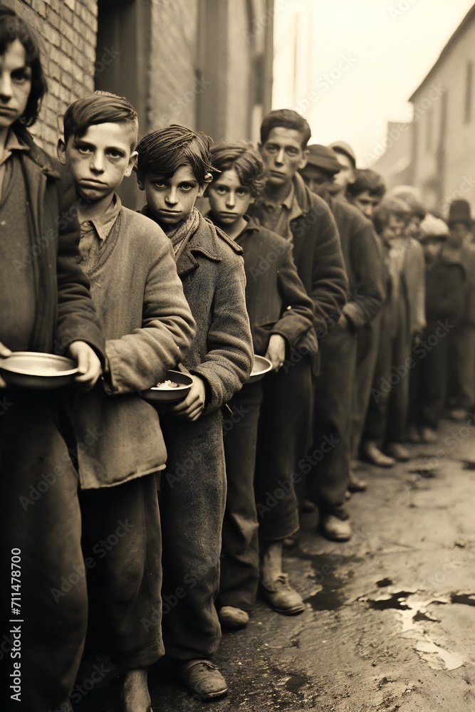 Hungry people in the time of great depression Generative Ai Hungry people in the time of great depression Generative Ai