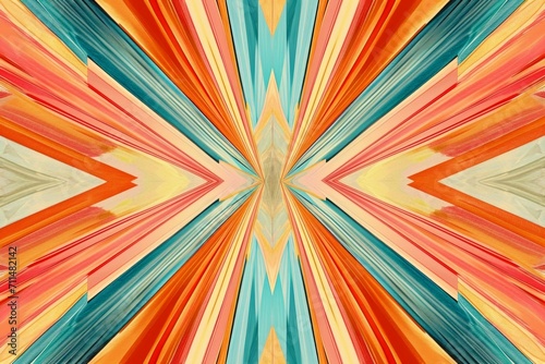 abstract multicolor spectrum background  bright orange blue rays and colorful glowing lines