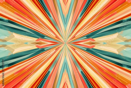 abstract multicolor spectrum background, bright orange blue rays and colorful glowing lines